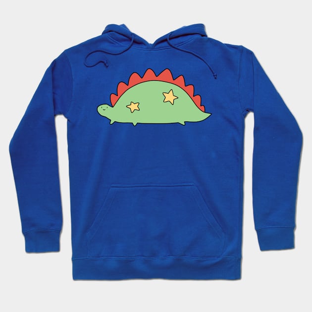 Star Stegosaurus Hoodie by saradaboru